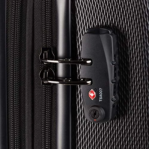 SwissGear 7272 Energie Hardside Luggage Carry-On Luggage With Spinner Wheels & TSA Lock, Black, 19” 7 SwissGear 7272 Energie Hardside Luggage Carry-On Luggage With Spinner Wheels & TSA Lock, Black, 19” - Image 5