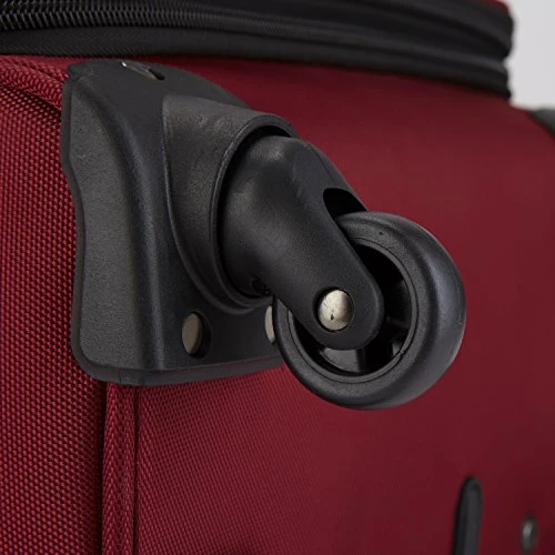 Travelers Club Monterey Softside Spinner Luggage, Red, Carry-On 18-Inch 6 Travelers Club Monterey Softside Spinner Luggage, Red, Carry-On 18-Inch - Image 4