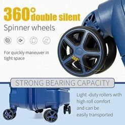 COOLIFE Luggage Expandable(only 28”) Suitcase 3 Piece Set PP Material With TSA Lock Spinner Carry On Hard- Side 20in24in28in (lake Blue, 3 Piece Set) 15 COOLIFE Luggage Expandable(only 28”) Suitcase 3 Piece Set PP Material With TSA Lock Spinner Carry On Hard- Side 20in24in28in (lake Blue, 3 Piece Set) -Vera Bradley Shop 51mhCRVkbGL