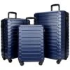 SHOWKOO 3 Piece Luggage Sets Expandable ABS Hardshell Hardside Lightweight Durable Spinner Wheels Suitcase With TSA Lock (Deep Blue) 1 SHOWKOO 3 Piece Luggage Sets Expandable ABS Hardshell Hardside Lightweight Durable Spinner Wheels Suitcase With TSA Lock (Deep Blue) -Vera Bradley Shop 51moxxlzZ9S
