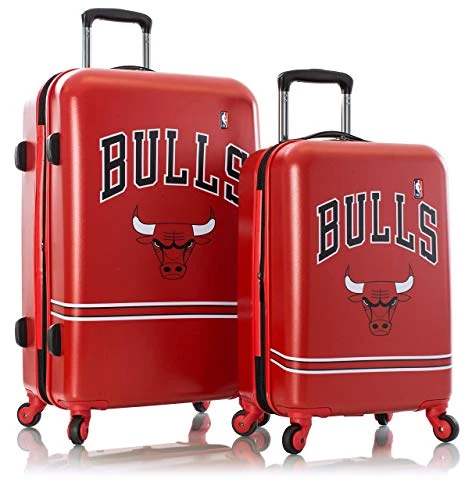 Heys America National Basketball Association Officially Licensed Wheeled Luggage (Chicago Bulls, 2PC Set (21/26-Inch)) 3 Heys America National Basketball Association Officially Licensed Wheeled Luggage (Chicago Bulls, 2PC Set (21/26-Inch))