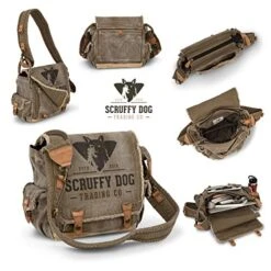 Vintage Messenger Bag For Men And Women - Canvas 13 Inch Laptop Satchel For School Or Business - Casual Shoulder Bags For Traveling - Durable Travel Courier Gear And Accessories -Vera Bradley Shop 51n9lKvO5hL