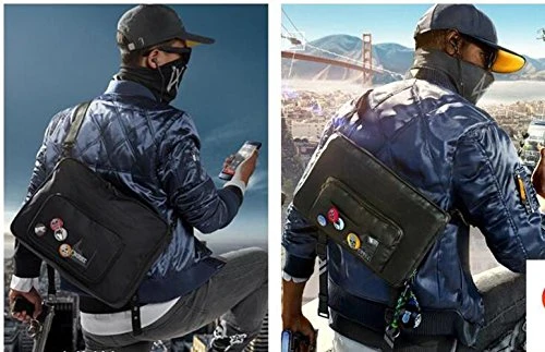 Elegant Mens Cross Body Bags Watch Dogs 2 Marcus Holloway Messenger Backpack Shoulder Bags 6 Elegant Mens Cross Body Bags Watch Dogs 2 Marcus Holloway Messenger Backpack Shoulder Bags - Image 4