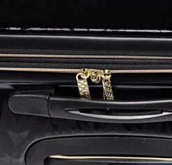 American Tourister Belle Voyage Hardside Luggage With Spinner Wheels, Black, Checked-Medium 25-Inch -Vera Bradley Shop 51nlQ0DC5GL