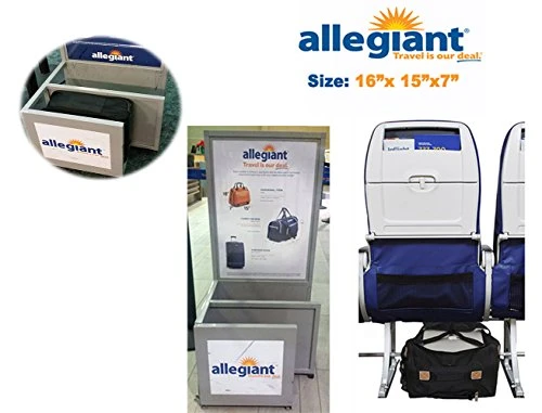 BoardingBlue Allegiant Air Free Personal Item Under Seat (Black) 2-Day-Shipping 8 BoardingBlue Allegiant Air Free Personal Item Under Seat (Black) 2-Day-Shipping - Image 6