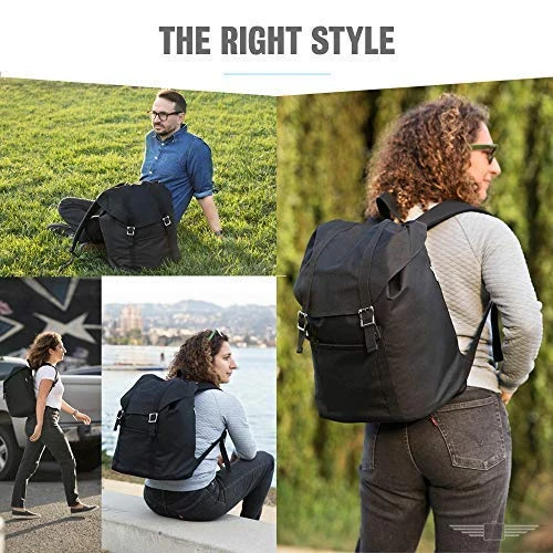 Point Coast 18x14x8 Personal Item Under Seat Travel Carry On Backpack Waycarrier II (black) 5 Point Coast 18x14x8 Personal Item Under Seat Travel Carry On Backpack Waycarrier II (black) - Image 3