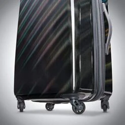 American Tourister Moonlight Hardside Expandable Luggage With Spinner Wheels, Iridescent Black, Carry-On 21-Inch -Vera Bradley Shop 51oXB73mg2L