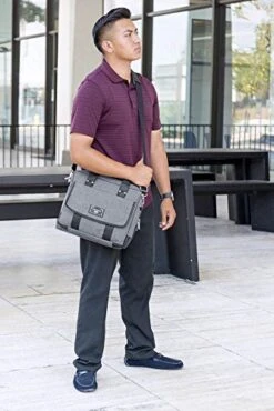 Vangoddy Laptop Shoulder Bag Crossbody Bag Briefcase Messenger Sleeve Pouch 11"-12.5" For HP EliteBook/Chromebook 11 / Stream 11 / ProBook X360 / Pro Slate/LG Gram/Microsoft Surface (11"-12.5") -Vera Bradley Shop 51oe6Vf5kAL