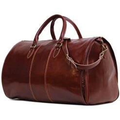 Venezia Garment Duffle Travel Bag Suitcase In Brown Full Grain Leather 15 Venezia Garment Duffle Travel Bag Suitcase In Brown Full Grain Leather -Vera Bradley Shop 51ohliH4OIL