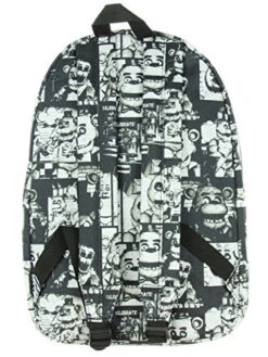 Five Nights At Freddy'S Black & White Characters All Over Print Backpack -Vera Bradley Shop 51op58fjDTL
