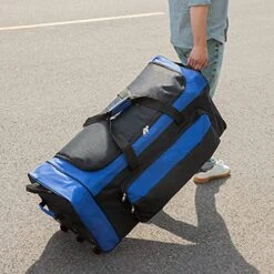 Jetstream Foldable 145L Duffle Bag With Triple Inline Wheels - Large Collapsible Duffel For Camping & Travel -Vera Bradley Shop 51ouBANUzCL