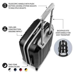 Denco NFL New England Patriots 2-Piece Luggage Set BLACK , 21 -Vera Bradley Shop 51pC9ogA0GL 70e79a3d fdd7 4543 9dfa fe482366424e