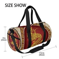 OuLian Duffel Bag Chinese Zodiac Symbols Women Garment Gym Tote Bag Best Sports Bag For Boys -Vera Bradley Shop 51pHo9B9KYL