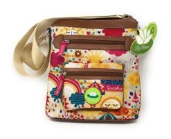 Lily Bloom Crossbody BELLA Handbag SPRING SHOWERS