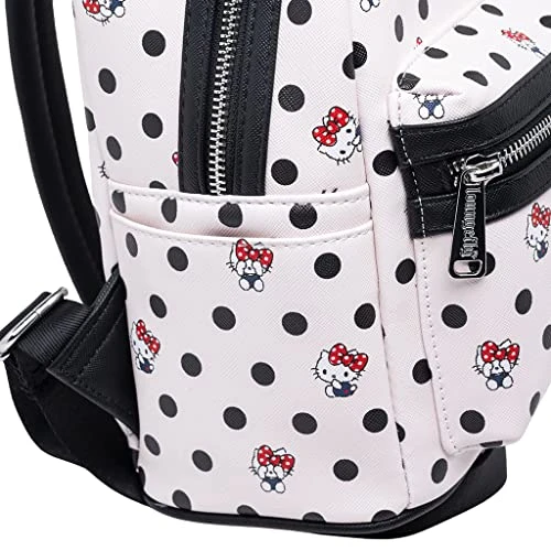Loungefly Sanrio Hello Kitty Polka Dot Women's Double Strap Shoulder Bag Purse 8 Loungefly Sanrio Hello Kitty Polka Dot Women's Double Strap Shoulder Bag Purse - Image 6