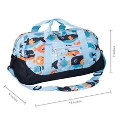 Wildkin Kids Overnighter Duffel Bags For Boys & Girls, Measures 18 X 9 X 9 Inches Duffel Bag For Kids, Carry-On Size & Ideal For School Practice Or Overnight Travel, BPA-free (Big Fish) 11 Wildkin Kids Overnighter Duffel Bags For Boys & Girls, Measures 18 X 9 X 9 Inches Duffel Bag For Kids, Carry-On Size & Ideal For School Practice Or Overnight Travel, BPA-free (Big Fish) -Vera Bradley Shop 51rLezNpQjL