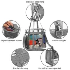 Heavy-duty Clear Bag Stadium Approved, NFL Clear Stadium Tote Crossbody Bag 12X12X6 With Side Pockets Shoulder Strap -Vera Bradley Shop 51re7tVBrZL