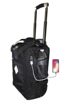 17" Rolling Personal Item Under Seat Duffel For United Airlines (BLACK) -Vera Bradley Shop 51ribZ028JL