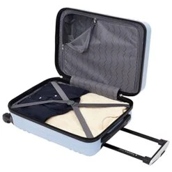 Travelers Club 20" Richmond Spinner Carry-On Luggage, Blue, Inch -Vera Bradley Shop 51rj4mLB4cL