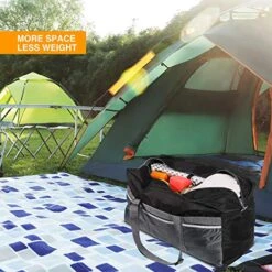 REDCAMP 75L Foldable Duffel Bag Large Size Lightweight & Multifunction, 25" Water Resistant Travel Duffle Bag For Men Women, Black -Vera Bradley Shop 51s29gxGnEL