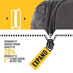 Lucas Designer Luggage Collection - 3 Piece Softside Expandable Ultra Lightweight Spinner Suitcase Set - Travel Set Includes 20 Inch Carry On, 24 Inch & 28 Inch Checked Suitcases (Black) -Vera Bradley Shop 51s6KqSF9vL