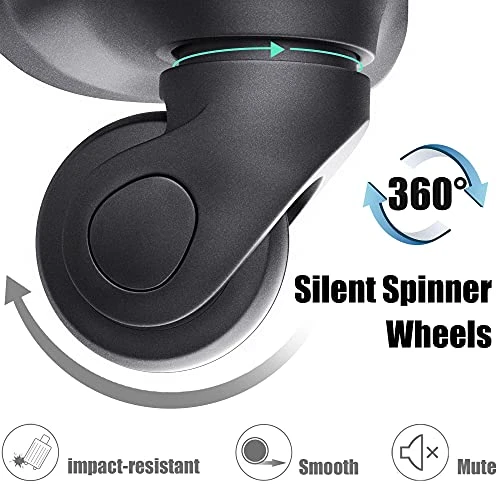 3 Piece Set Luggage Spinner Hardshell Lightweight Durable Suitcase TSA Lock, Women Men Teens Home Outdoor School Travel Carry On Luggage Sets, 20/24/28 Inch Black 6 3 Piece Set Luggage Spinner Hardshell Lightweight Durable Suitcase TSA Lock, Women Men Teens Home Outdoor School Travel Carry On Luggage Sets, 20/24/28 Inch Black - Image 4