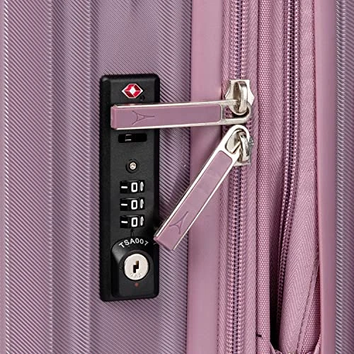 Travelpro Maxlite Air Hardside Expandable Luggage, 8 Spinner Wheels, Lightweight Hard Shell Polycarbonate, Orchid Pink Purple, Checked-Medium 25-Inch 4 Travelpro Maxlite Air Hardside Expandable Luggage, 8 Spinner Wheels, Lightweight Hard Shell Polycarbonate, Orchid Pink Purple, Checked-Medium 25-Inch - Image 2