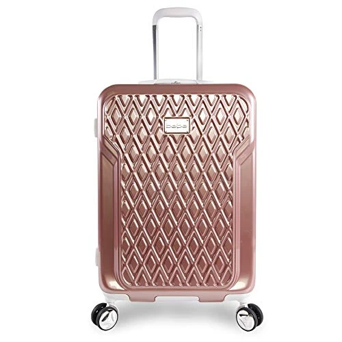 BEBE Women's Stella 21" Hardside Carry-on Spinner Luggage, Rose Gold, One Size 3 BEBE Women's Stella 21" Hardside Carry-on Spinner Luggage, Rose Gold, One Size