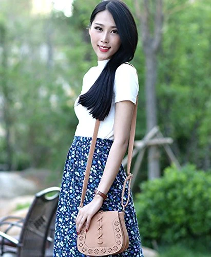 Bibitime Vintage Bohemian Hollow Flower Design Messenger Bag For Women Cross Body Bags For Travel 7 Bibitime Vintage Bohemian Hollow Flower Design Messenger Bag For Women Cross Body Bags For Travel - Image 5