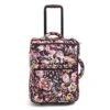 Vera Bradley Women's Lighten Up Small Softside Foldable Rolling Suitcase Luggage, Indiana Blossoms -Vera Bradley Shop 51tYmo66WiL