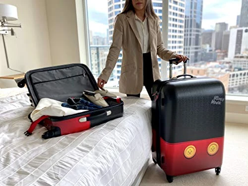 American Tourister Disney Hardside Luggage With Spinner Wheels, Mickey Mouse Pants, Checked-Large 28-Inch 6 American Tourister Disney Hardside Luggage With Spinner Wheels, Mickey Mouse Pants, Checked-Large 28-Inch - Image 4