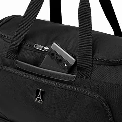 Travelpro Maxlite 5 Softside Carry-on Weekender With Drop-Bottom Compartment, Lightweight Overnight Travel Duffel Bag, Men And Women, Black, 19-Inch 5 Travelpro Maxlite 5 Softside Carry-on Weekender With Drop-Bottom Compartment, Lightweight Overnight Travel Duffel Bag, Men And Women, Black, 19-Inch - Image 3