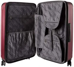 Kenneth Cole Reaction Reverb Hardside 8-Wheel 3-Piece Spinner Luggage Set: 20" Carry-on, 25", 29", Raspberry 22 Kenneth Cole Reaction Reverb Hardside 8-Wheel 3-Piece Spinner Luggage Set: 20" Carry-on, 25", 29", Raspberry -Vera Bradley Shop 51tvJ56n3jL