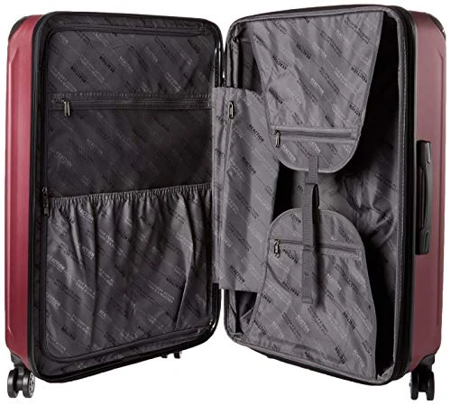 Kenneth Cole Reaction Reverb Hardside 8-Wheel 3-Piece Spinner Luggage Set: 20" Carry-on, 25", 29", Raspberry 11 Kenneth Cole Reaction Reverb Hardside 8-Wheel 3-Piece Spinner Luggage Set: 20" Carry-on, 25", 29", Raspberry - Image 9