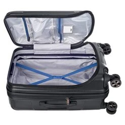 DELSEY Paris Eclipse DLX Expandable Luggage With Spinner Wheels, Black, Carry-on 21 Inch 8 DELSEY Paris Eclipse DLX Expandable Luggage With Spinner Wheels, Black, Carry-on 21 Inch -Vera Bradley Shop 51u8jd ah9L