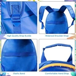 Goplus Kids Luggage Set, 12" & 18" Kids Carry On Luggage Set, Multi-directional Wheels Suitcase, Large Capacity Rolling Trolley Suitcase, Gift For Boys And Girls Toddlers Children Travel (Universe) -Vera Bradley Shop 51ueAVMBAFL