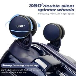 Coolife Luggage Suitcase Expandable (only 28”) ABS+PC Spinner Suitcase With TSA Lock Carry On 20 In 24in 28in -Vera Bradley Shop 51ux7pojMfL