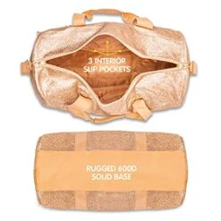 Bixbee Girls' Little Duffle, Gold -Vera Bradley Shop 51v2ieklB2S