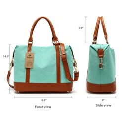 Women Ladies Canvas Travel Weekender Bag Overnight Carry-on Tote Shoulder Bag Duffel In Trolley 13 Women Ladies Canvas Travel Weekender Bag Overnight Carry-on Tote Shoulder Bag Duffel In Trolley -Vera Bradley Shop 51v7 um1RZL