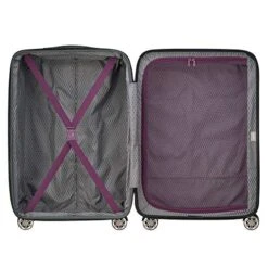 DELSEY Paris Comete 2.0 Hardside Expandable Luggage With Spinner Wheels, Purple, Checked-Medium 24 Inch -Vera Bradley Shop 51vMnb2jCoL