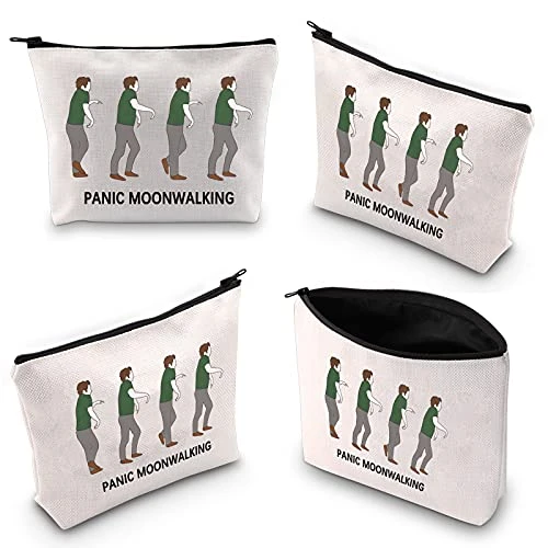 TOBGBE New Girl TV Show Inspired Gift Nick Miller Novelty Makeup Bag New Girl TV Show Fans Gift New Girl Merchandise Panic Moonwalk (Panic Moonwalk) 4 TOBGBE New Girl TV Show Inspired Gift Nick Miller Novelty Makeup Bag New Girl TV Show Fans Gift New Girl Merchandise Panic Moonwalk (Panic Moonwalk) - Image 2