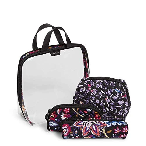 Vera Bradley Women's 4 Piece Organizer 4 Pc. Set Cosmetic Makeup Bag, Foxwood, One Size 4 Vera Bradley Women's 4 Piece Organizer 4 Pc. Set Cosmetic Makeup Bag, Foxwood, One Size - Image 2