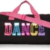 Dance Duffel Bag With Multicolored Dance Print Fuchsia (Black/Multi) 1 Dance Duffel Bag With Multicolored Dance Print Fuchsia (Black/Multi) -Vera Bradley Shop 51vyK2s8sHL