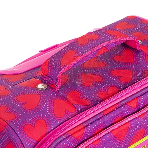 Cloe By Agatha Ruiz De La Prada Carry-On 20 Inch Luggage With 360º-spinner Wheels In Magenta Color 9 Cloe By Agatha Ruiz De La Prada Carry-On 20 Inch Luggage With 360º-spinner Wheels In Magenta Color - Image 7