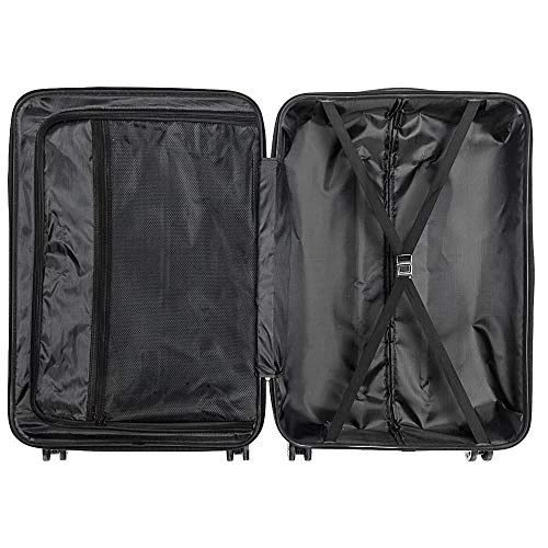SSLine 3 Piece Luggage Sets Hardshell Spinner Luggages Swivel Wheels Suitcase Portable Rolling Trolley Case - 20" 24" 28" Spinner Suitcases Orange 8 SSLine 3 Piece Luggage Sets Hardshell Spinner Luggages Swivel Wheels Suitcase Portable Rolling Trolley Case - 20" 24" 28" Spinner Suitcases Orange - Image 6