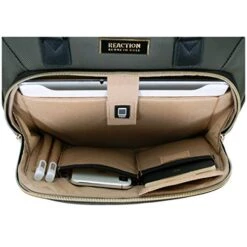 Kenneth Cole Reaction Women's Chelsea Luggage Chevron Softside 8-Wheel Spinner Expandable Suitcase Collection, Olive, 4 Underseater -Vera Bradley Shop 51y1LjbRf1L