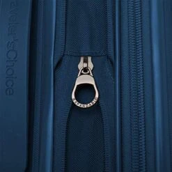 Traveler's Choice Pagosa Indestructible Hardshell Expandable Spinner Luggage, Navy, Checked-Medium 26-Inch -Vera Bradley Shop 51y44eQ7QuL