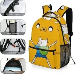 Cartoon Anime Adventure Time Kids School Bags Backpack For Students Bookbag Casual Daypack For Women Men -Vera Bradley Shop 51y8Z6r4h9S