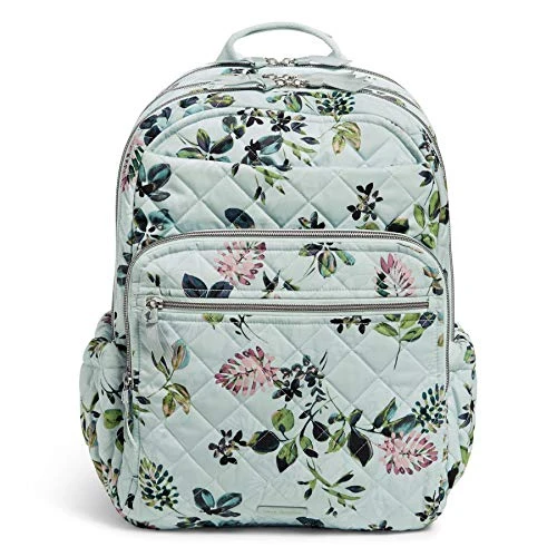 Vera Bradley Performance Twill XL Campus Backpack, Seawater Blooms 3 Vera Bradley Performance Twill XL Campus Backpack, Seawater Blooms