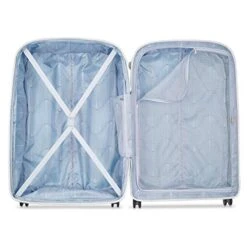 DELSEY Paris Clavel Hardside Expandable Luggage With Spinner Wheels, WHITE, Checked-Large 30 Inch -Vera Bradley Shop 51yr i0 R0L